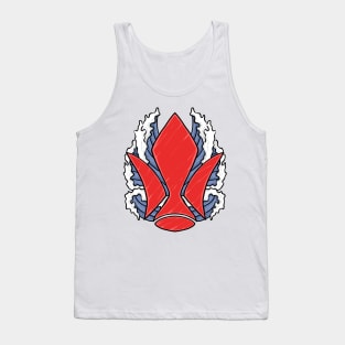 tekkadan logo wave Tank Top